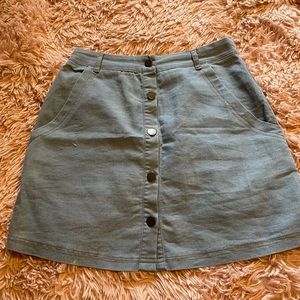 Say What? Denim skirt